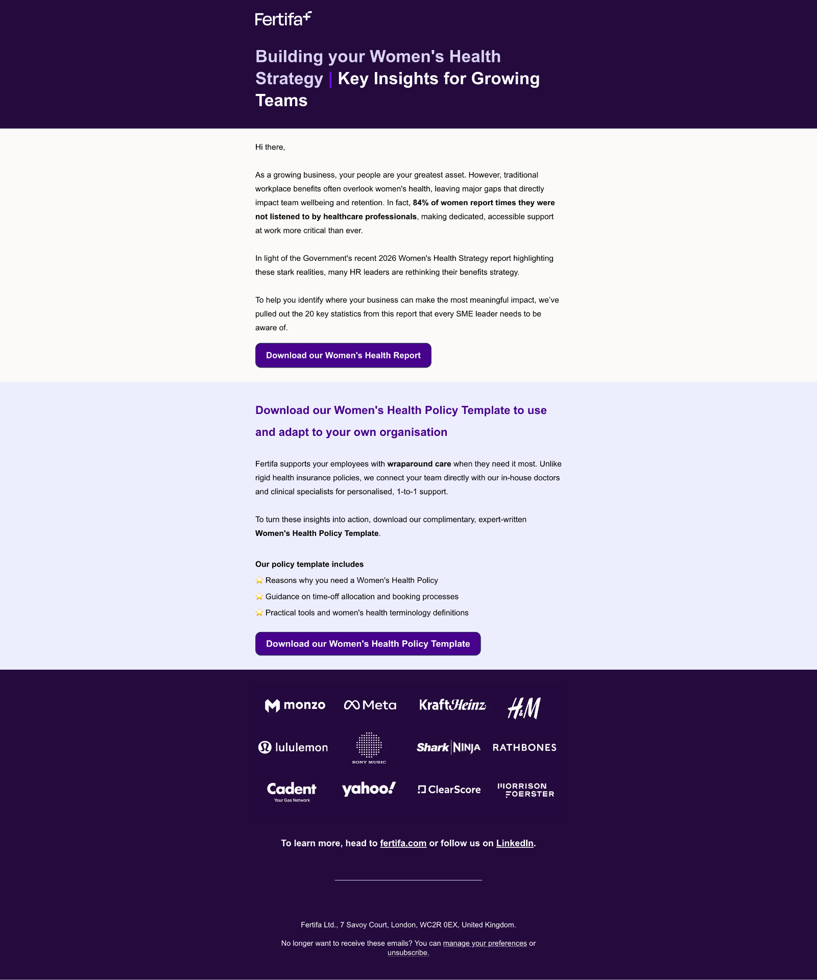 Fertifa HubSpot website built by GEM Digital